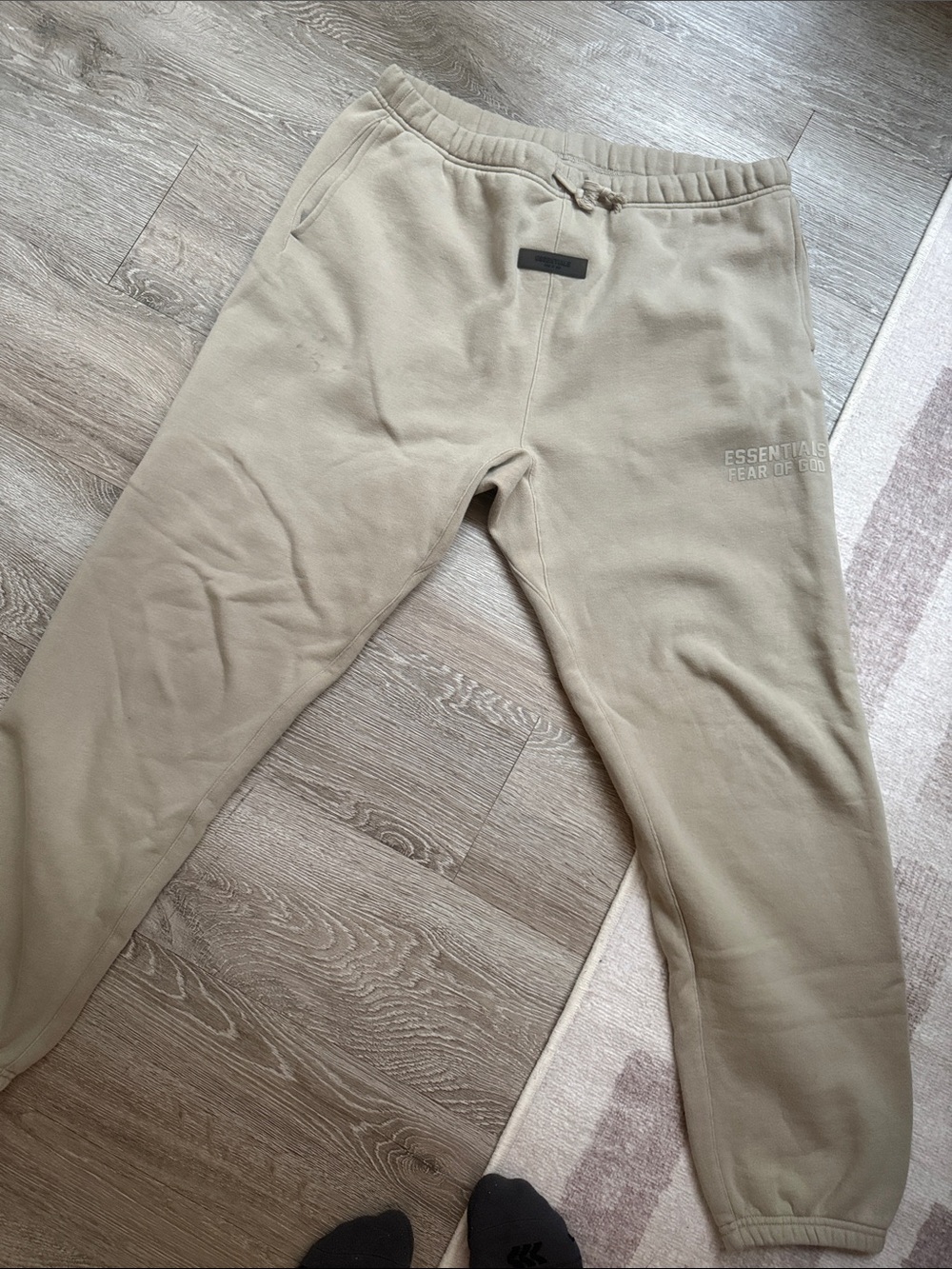 Fear of God ESSENTIALS Light Tan Jogger Sweatpants